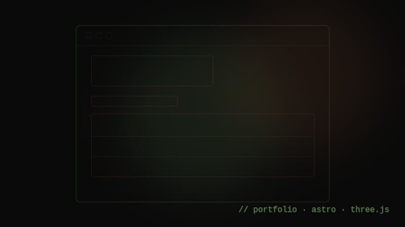 Portfolio Website — project screenshot