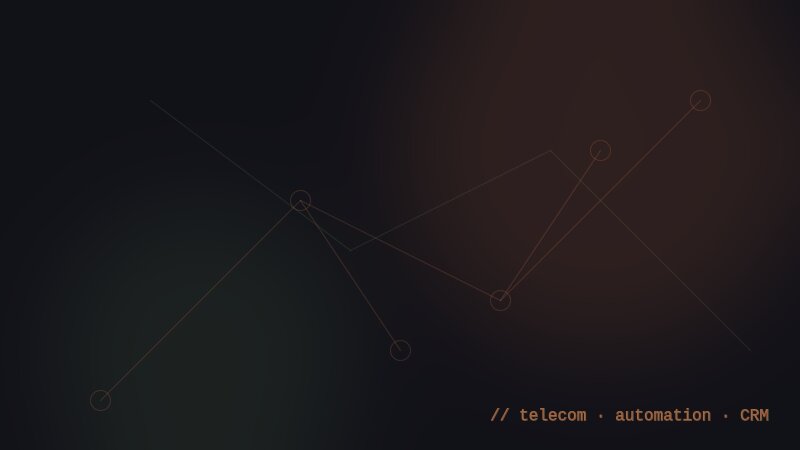 Telecom Back-Office Platform